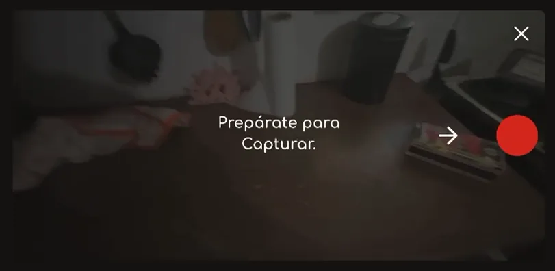 Prepárate para capturar, botón rojo
