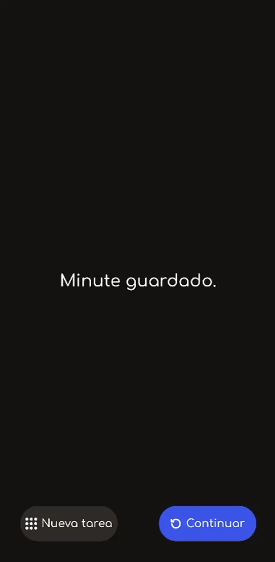 Minute guardado